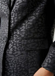 Aniston Lined Animal Print Blazer – Chic Smart Suit Style