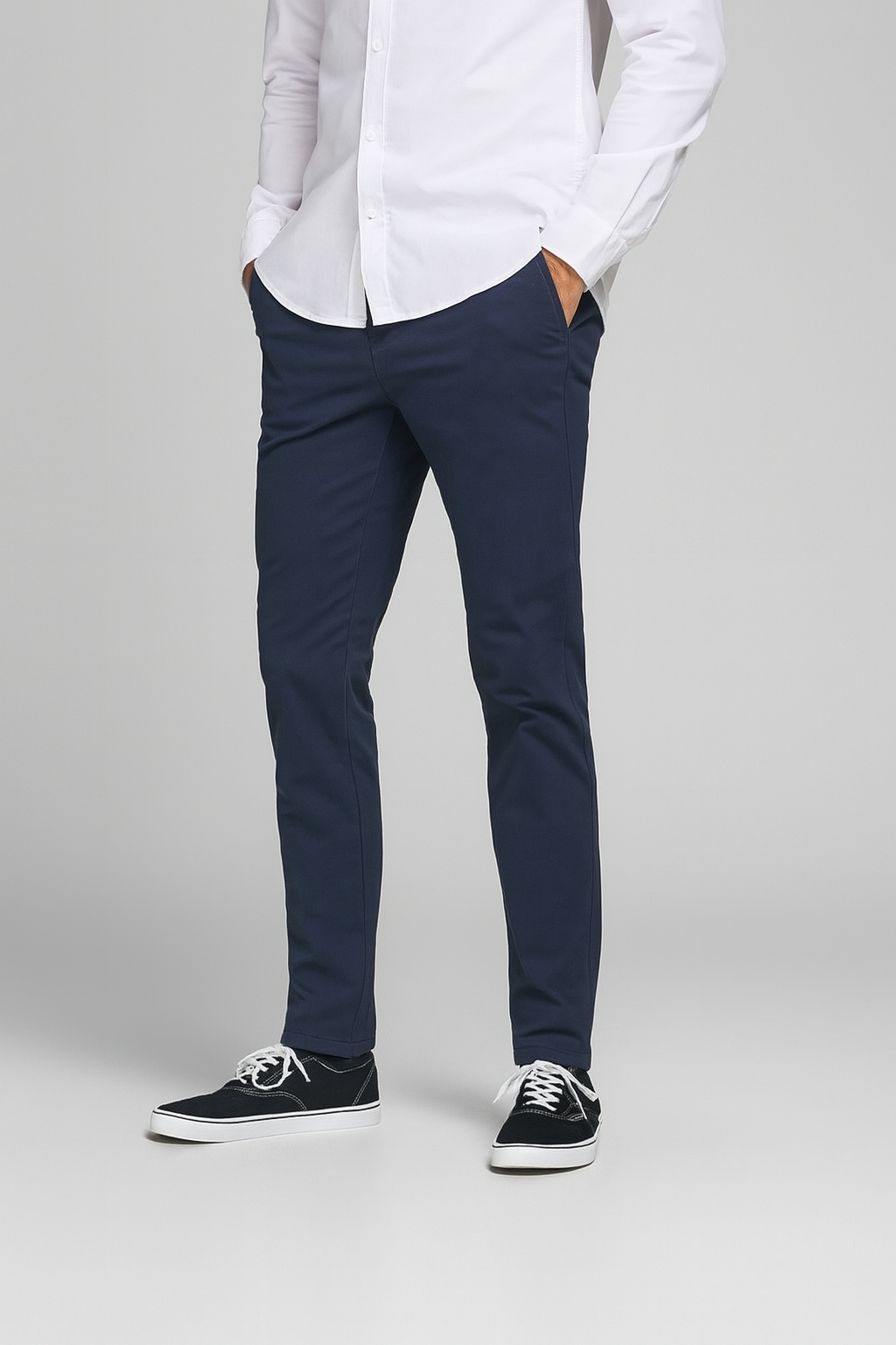 Slim Fit Chino Pants – Navy