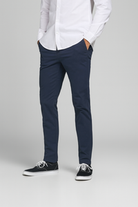 Slim Fit Chino Pants – Navy