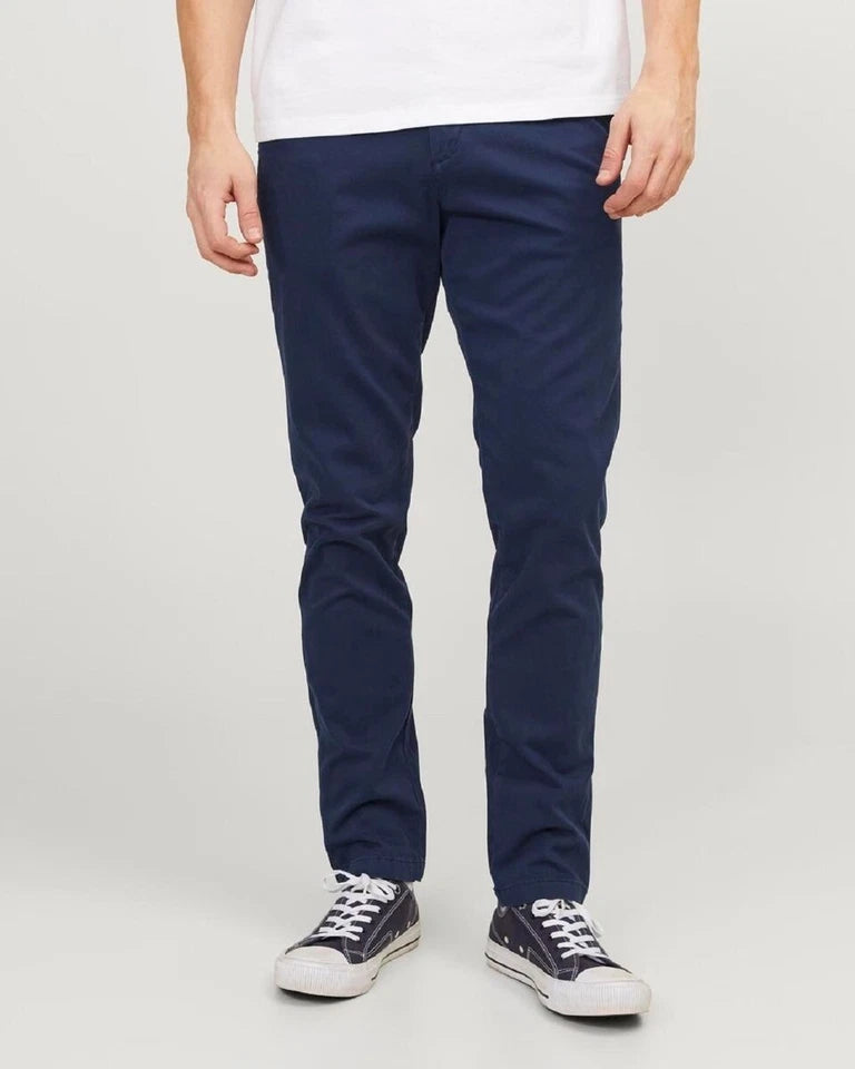 Slim Fit Chino Pants – Navy
