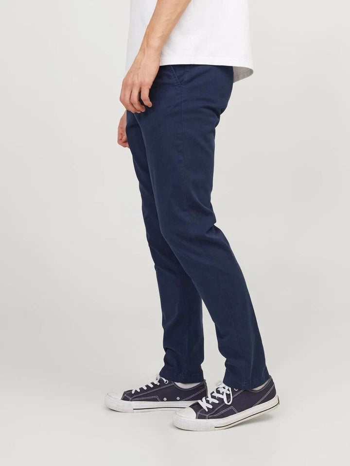 Slim Fit Chino Pants – Navy